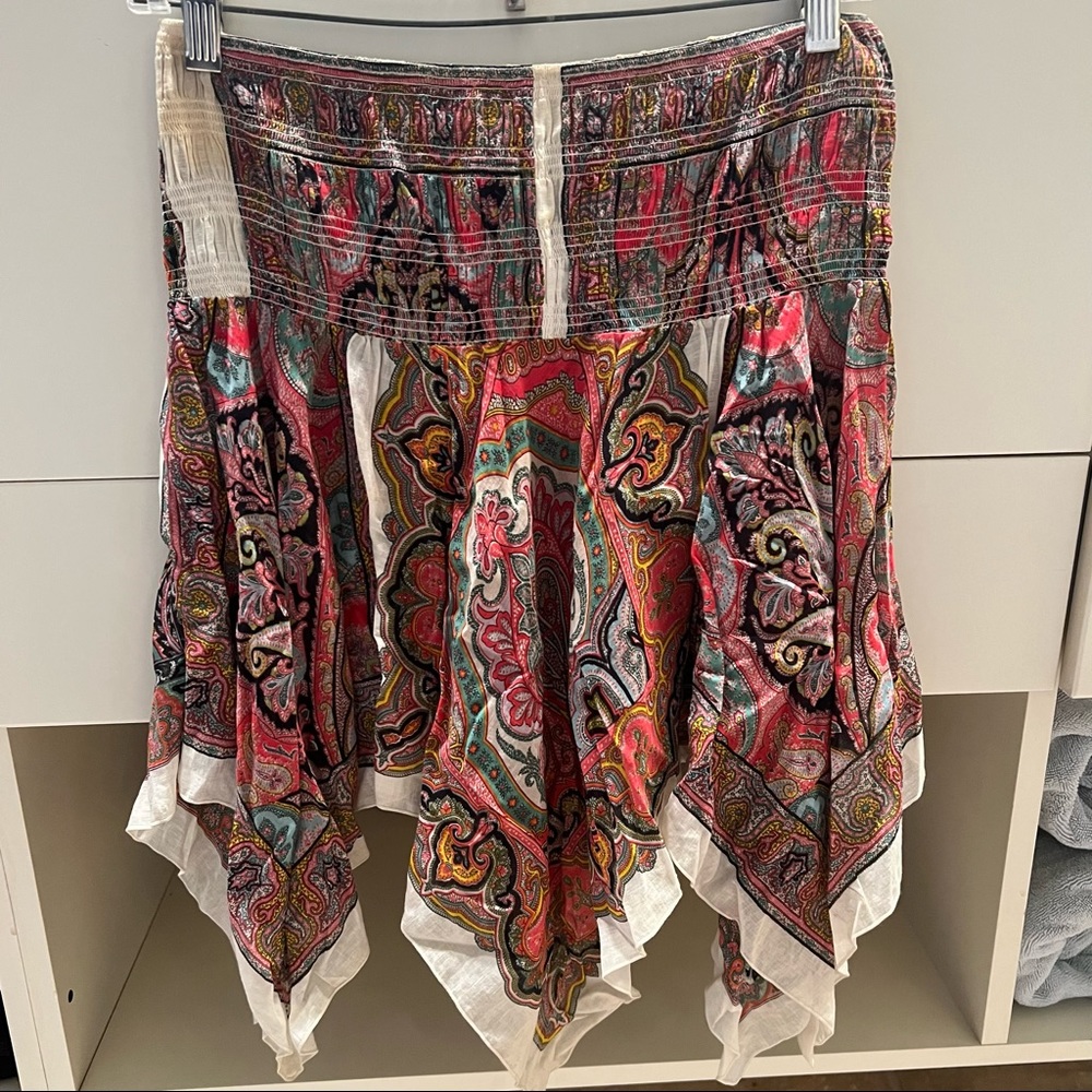 Etro flowy strapless top